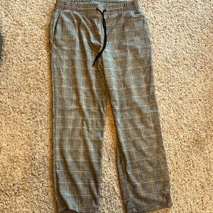 Plaid dress pants